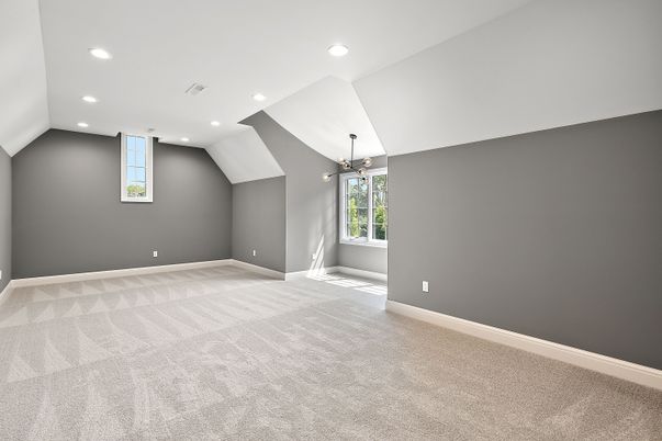 Empty room, Interior, Pendant Lights, Recessed Lighting