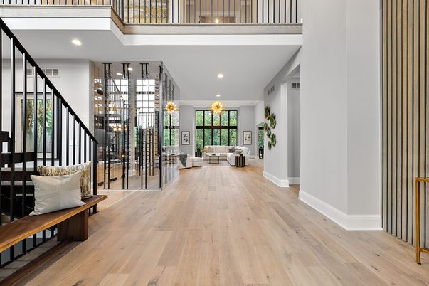 Interior, Recessed Lighting, Wood Texture Flooring