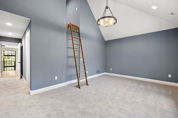 Empty room, Interior, Pendant Lights, Recessed Lighting