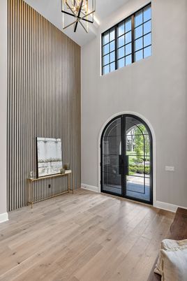 Interior, Pendant Lights, Wood Texture Flooring