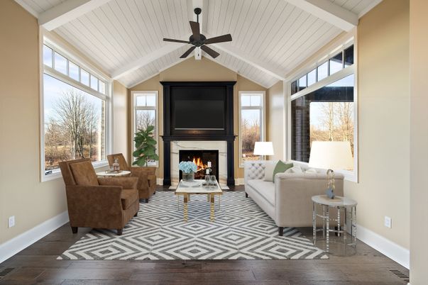 Fireplace, Interior, Living room, Wood Texture Flooring