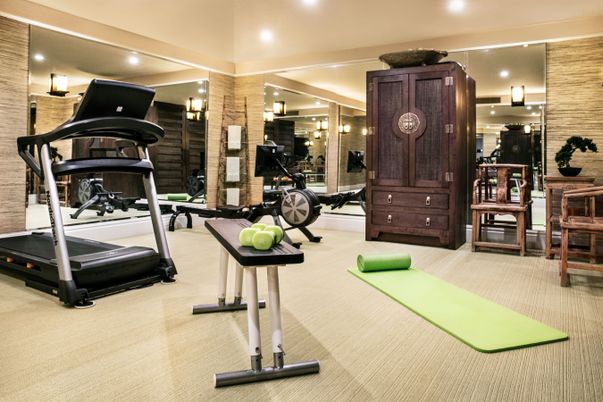 Fitness Equipment, Interior, Recessed Lighting