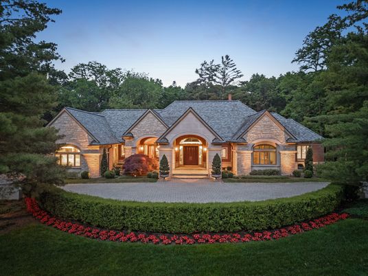 Backyard, Exterior, Facade, Brick Traditional