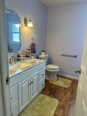 Bathroom, Interior, Wood Texture Flooring