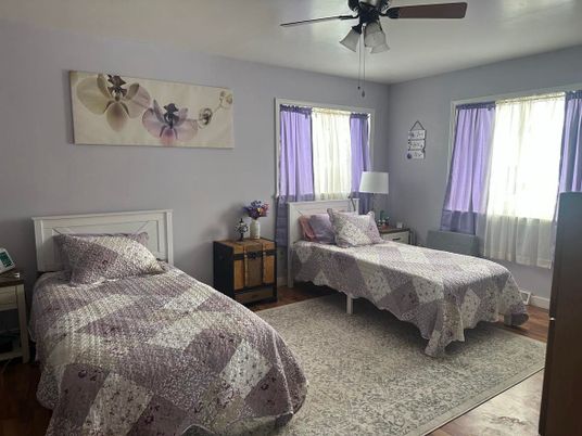 Bedroom, Interior, Wood Texture Flooring