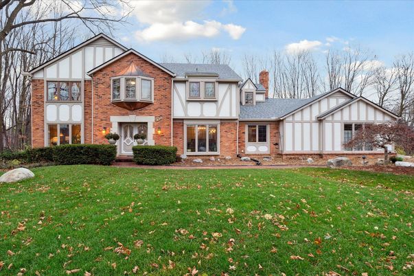 Exterior, Facade, Brick Facade, Tudor Revival