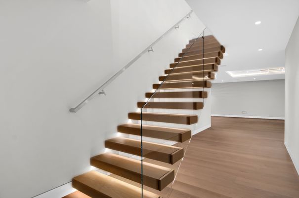 Interior, Recessed Lighting, Wood Texture Flooring