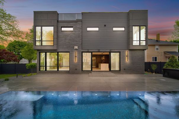 Exterior, Facade, Modern
