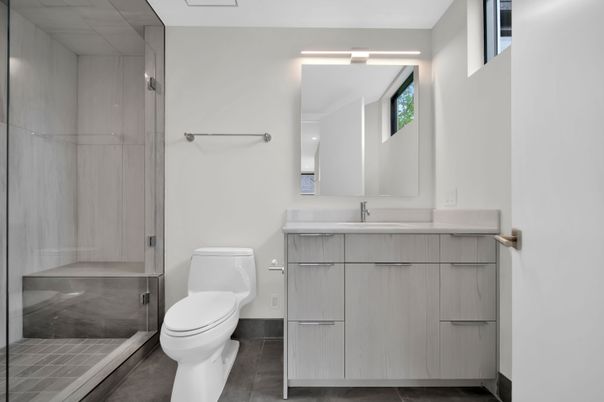 Bathroom, Glass Shower, Interior