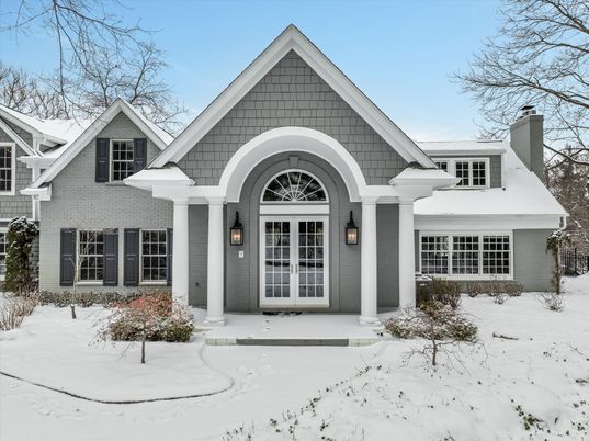 Exterior, Facade, Brick Traditional
