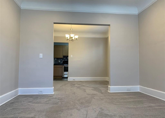 Chandelier, Empty room, Interior