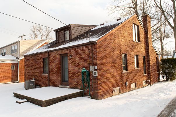 Exterior, Facade, Brick Facade, Solar Panels, Brick Traditional