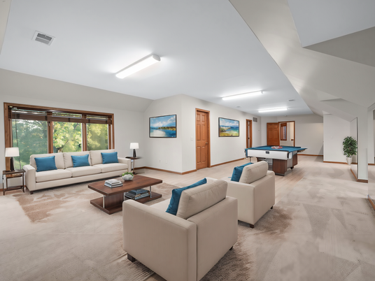 Billiard Table, Game Room, Interior, Living room