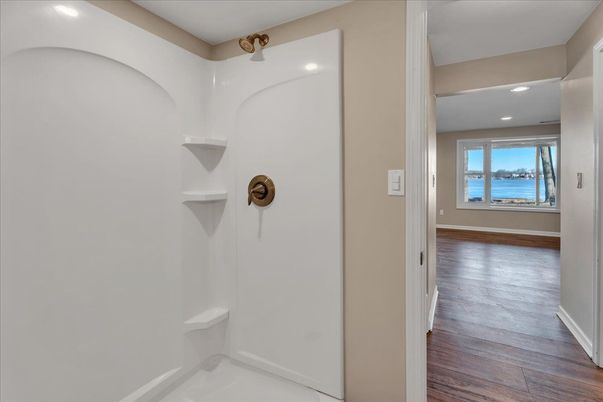Interior, Recessed Lighting, Water, Wood Texture Flooring