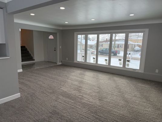 Empty room, Interior, Recessed Lighting