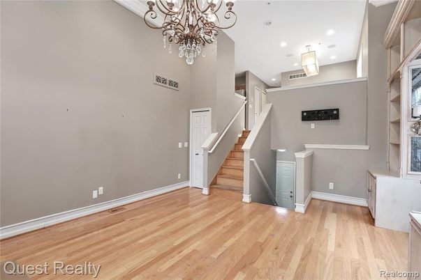 Chandelier, Interior, Recessed Lighting, Wood Texture Flooring