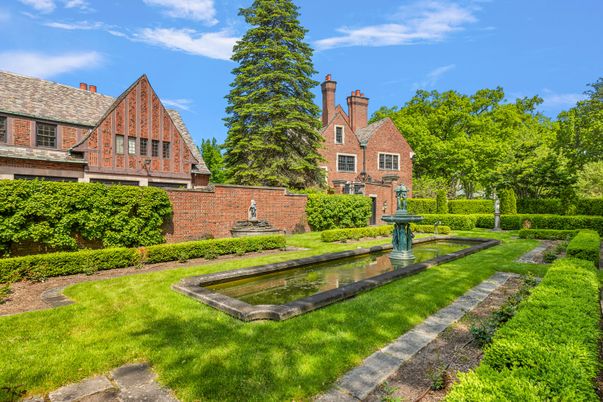 Backyard, Exterior, Facade, Brick Facade, Tudor Revival