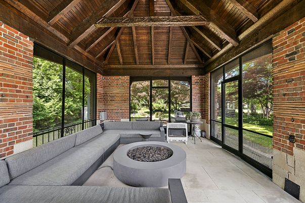 Interior, Stone Walls, Sun Room, Wooden Beams, Wooden Ceilings