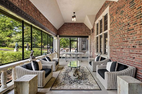 Interior, Living room, Stone Walls, Sun Room