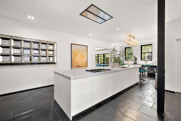Chandelier, Interior, Kitchen, Recessed Lighting