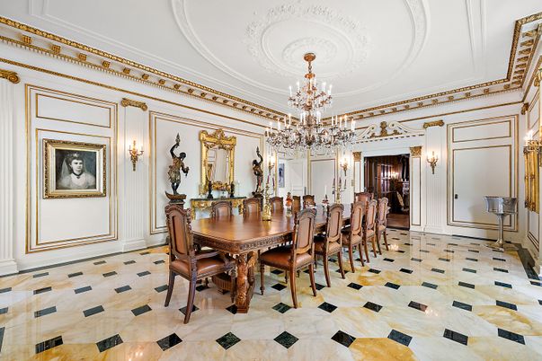 Chandelier, Dining room, Interior