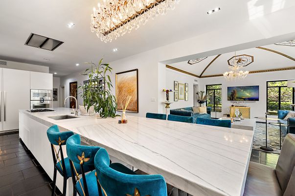 Chandelier, Dining room, Interior, Kitchen, Recessed Lighting