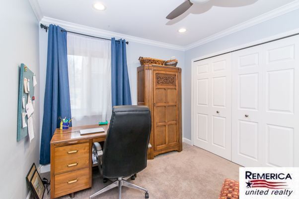 Home Office, Interior, Recessed Lighting