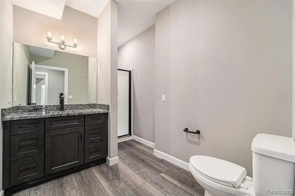 Bathroom, Interior, Wood Texture Flooring