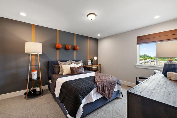 Bedroom, Interior, Recessed Lighting