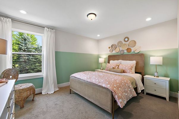 Bedroom, Interior, Recessed Lighting