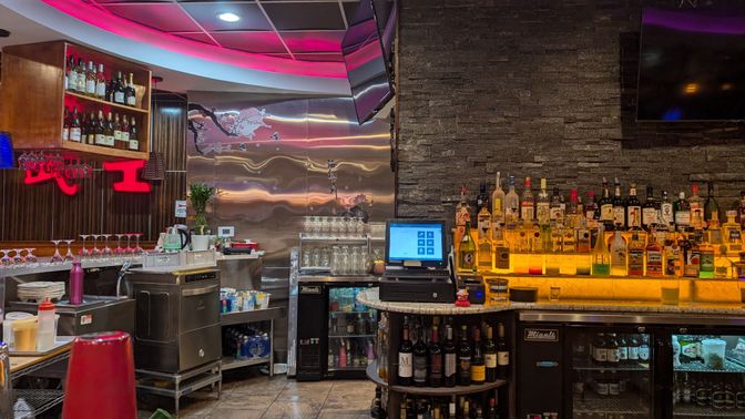 Interior, Recessed Lighting, Stone Walls
