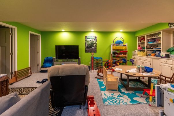 Interior, Living room, Recessed Lighting