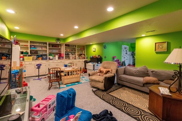 Dining room, Interior, Living room, Recessed Lighting