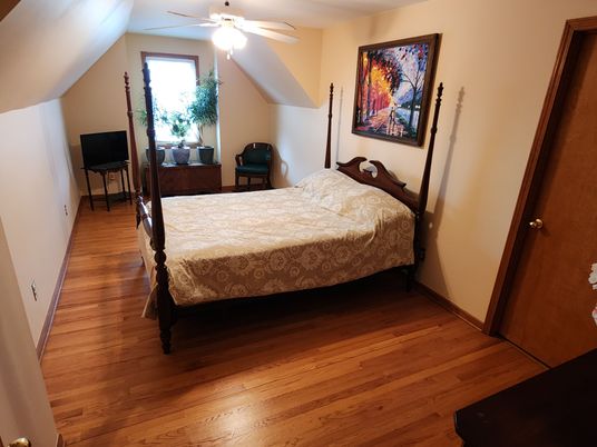 Bedroom, Interior, Wood Texture Flooring