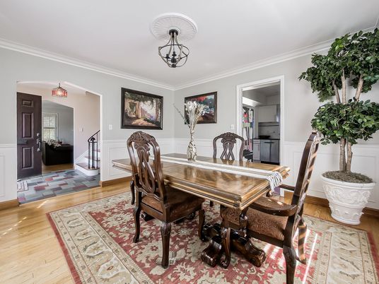 Dining room, Interior, Wood Texture Flooring