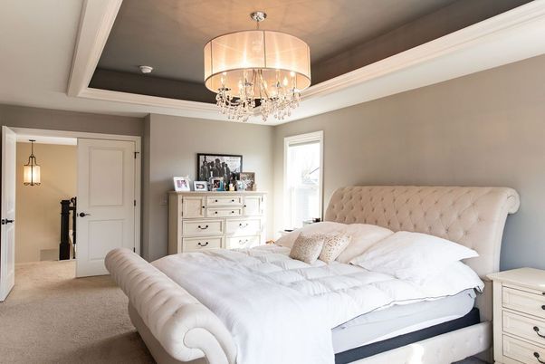 Bedroom, Chandelier, Interior, Pendant Lights