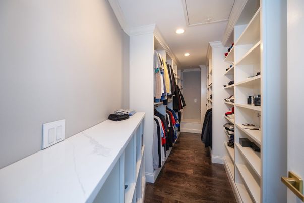Interior, Recessed Lighting, Walk-in Closets, Wood Texture Flooring