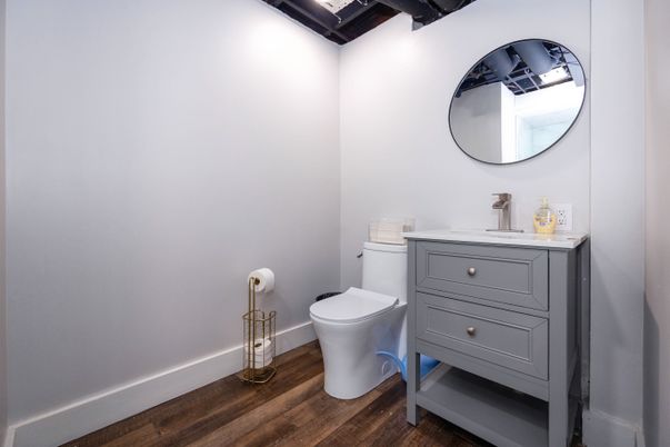 Bathroom, Interior, Wood Texture Flooring