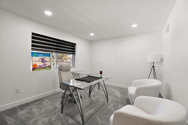 Home Office, Interior, Recessed Lighting
