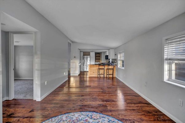 Empty room, Interior, Kitchen, Wood Texture Flooring