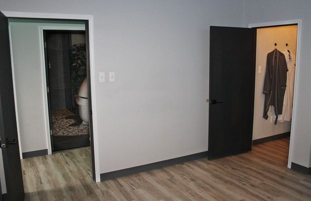 Bathroom, Interior, Wood Texture Flooring