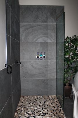 Bathroom, Glass Shower, Interior