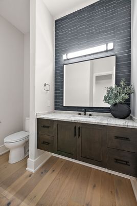 Bathroom, Interior, Wood Texture Flooring
