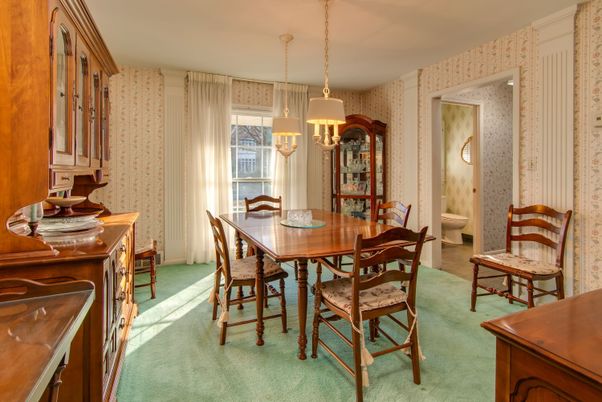 Dining room, Interior, Pendant Lights