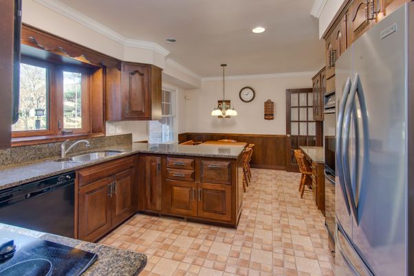 Dining room, Interior, Kitchen, Pendant Lights, Recessed Lighting