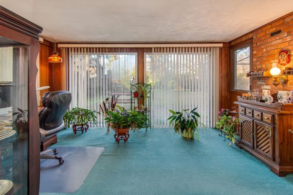 Home Office, Interior, Stone Walls
