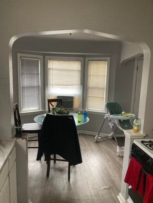 Dining room, Interior, Wood Texture Flooring