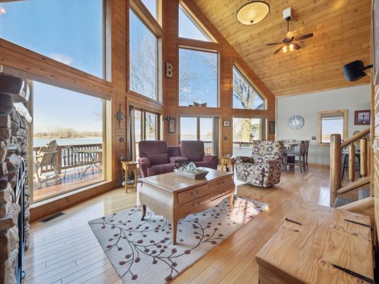 Dining room, Fireplace, Interior, Living room, Wooden Beams, Wooden Ceilings, Wood Texture Flooring, Wooden Walls
