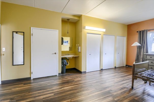 Bathroom, Interior, Wood Texture Flooring