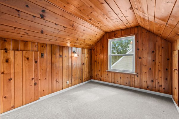 Empty room, Interior, Wooden Ceilings, Wooden Walls
